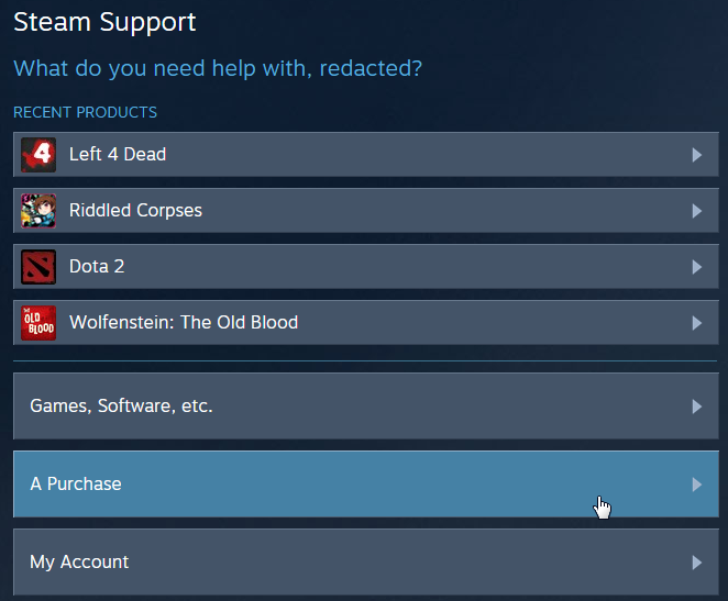 Steam Gift Refund Process