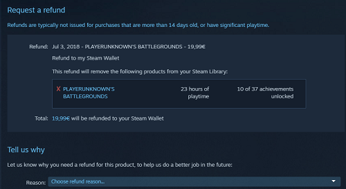 Guide for Steam Gift Refund