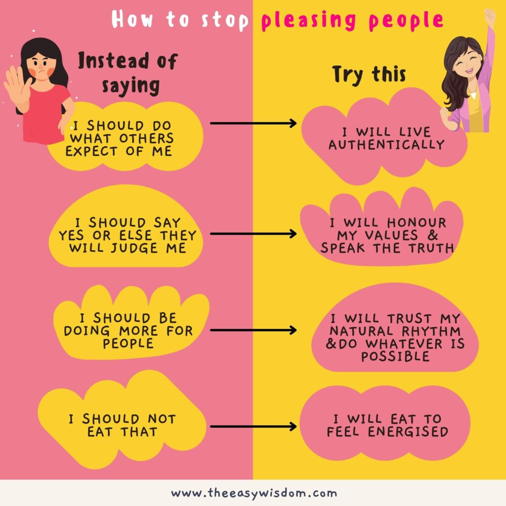 How to stop being a people pleaser