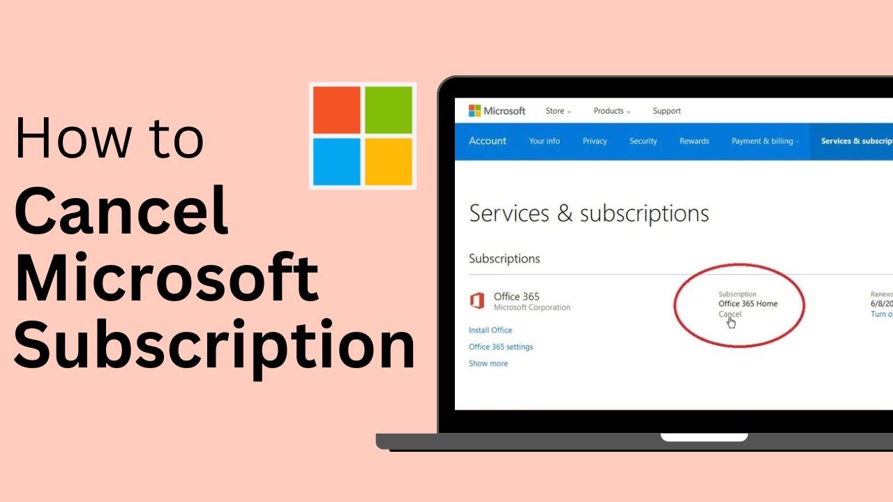 Steps to Cancel Microsoft Office Subscription