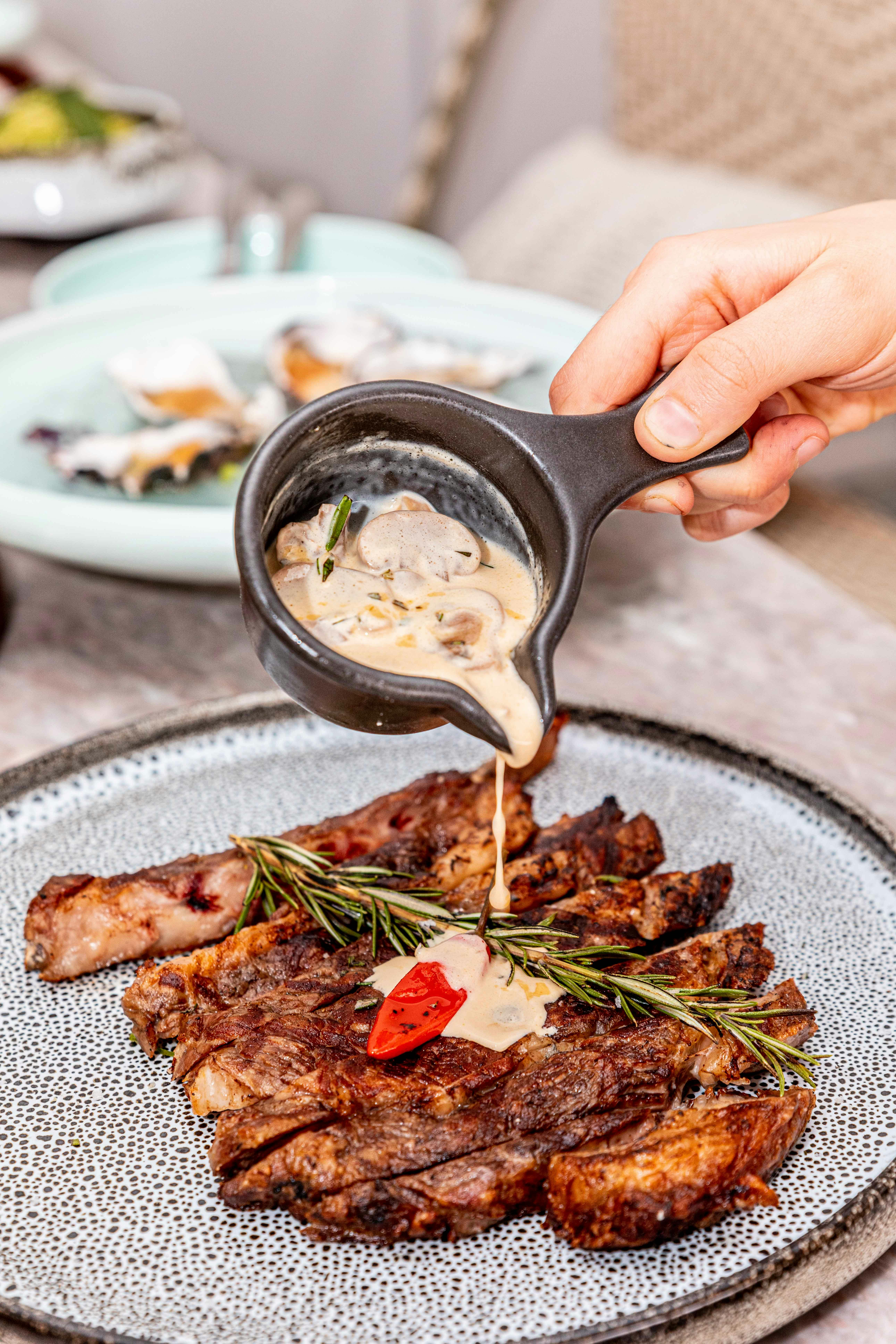 Perfectly Cooked Ribeye Steak